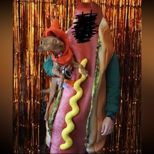 unisex hot dog costume
